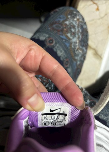 Kız Çocuk Beyaz Cırt Cırtlı Spor Ayakkabı - Görsel 5