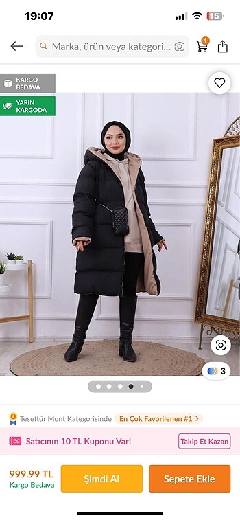 Çift taraflı Şişme mont