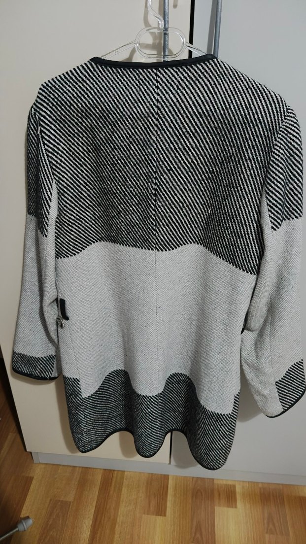 Gri  Kadın ceket - Görsel 3