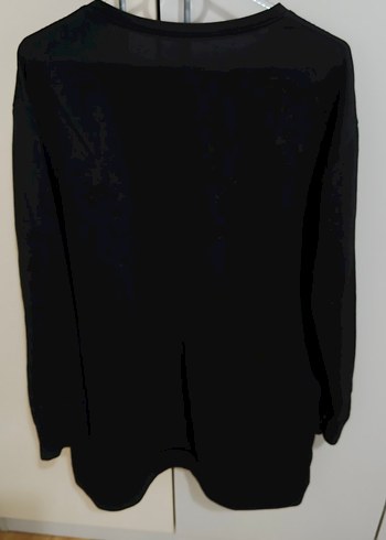 Siyah Uzun Kollu  Sweatshirt - Görsel 3