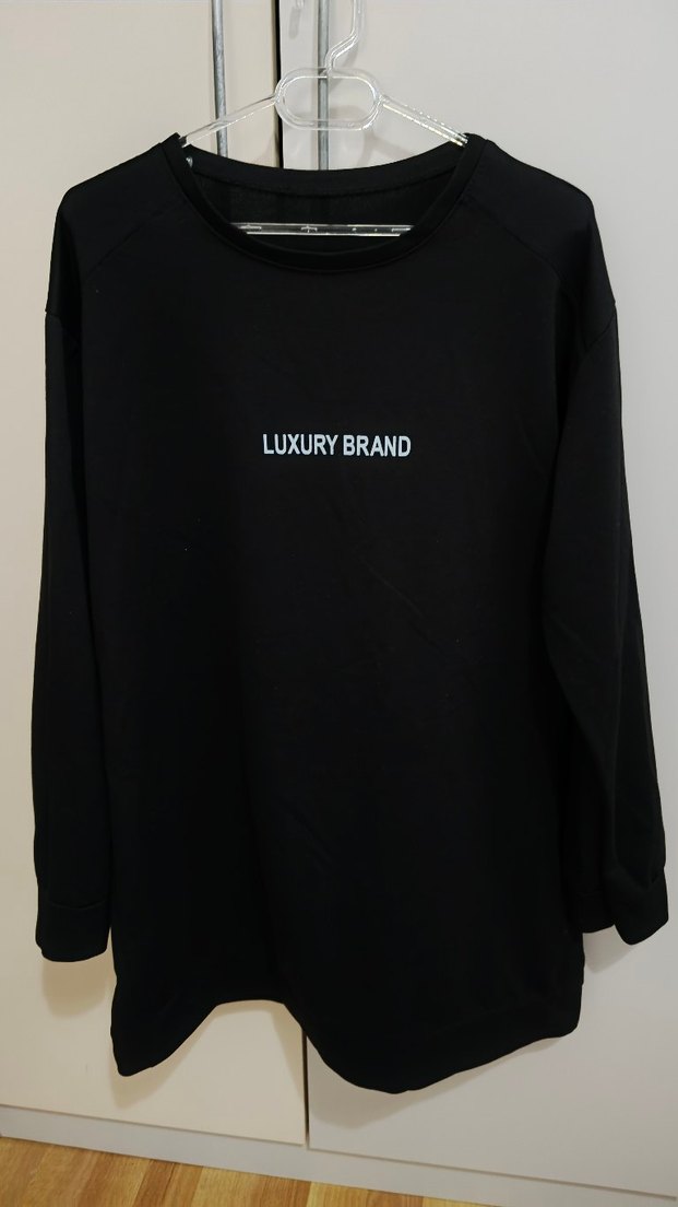 Siyah Uzun Kollu  Sweatshirt - Görsel 2