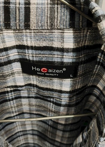 Pamuklu Uzun Kollu Erkek Gömlek - Görsel 3