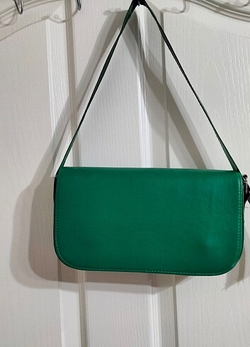 Yeşil baget çanta 