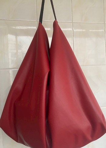 Bordo Leopar Desenli Kadın Çanta - Görsel 2