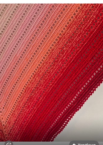 Butik El Örgüsü Tasarım Şal  Sınırlı Üretim - Görsel 4