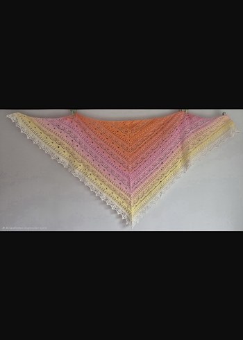 Butik El Örgüsü Tasarım Şal  Sınırlı Üretim - Görsel 2