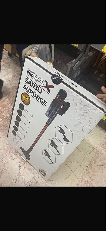 ŞARJLI DİKEY SÜPÜRGE