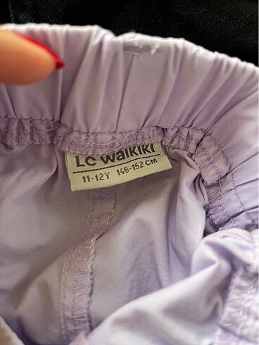 Lcw marka lila yazlık kargo pantolon kız çocuk