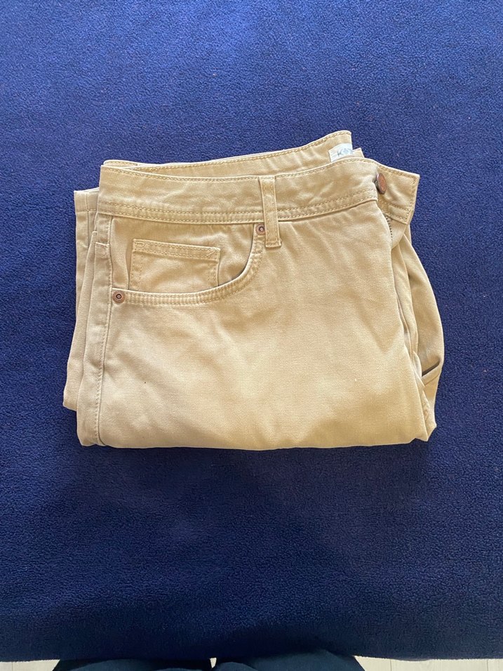 Bej Pamuklu Rahat Kesim Erkek Şort - Görsel 4