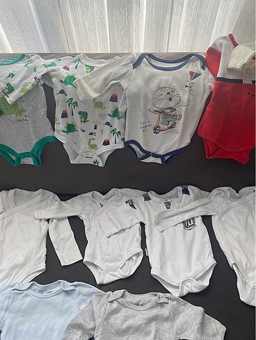 3 Ay Beden çeşitli Renk H&M , Lc Waikiki body zıbın