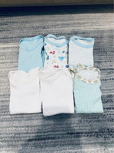 Alt üst takım bebek giyim body zıbın