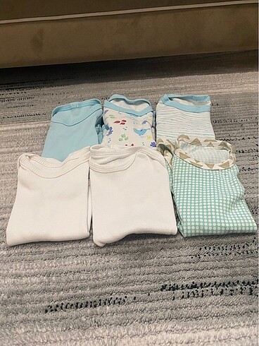 H&M Alt üst takım bebek giyim body zıbın