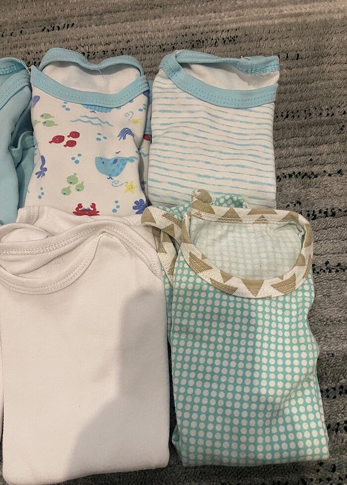 Alt üst takım bebek giyim body zıbın - Görsel 3