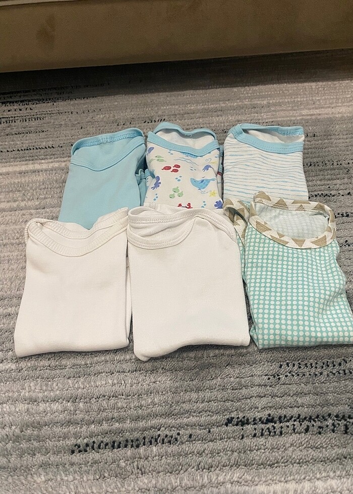 Alt üst takım bebek giyim body zıbın - Görsel 5