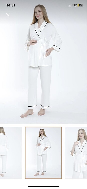 xl Beden Hamile lohusa pijama takımı