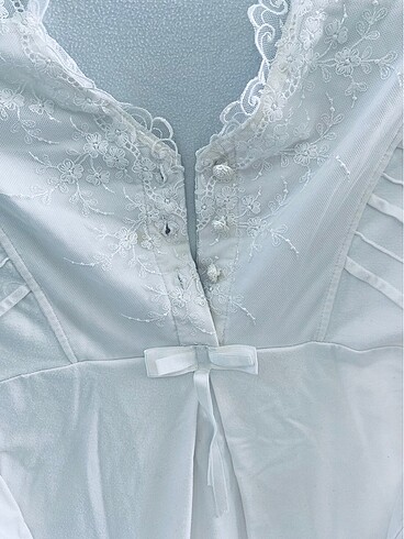 Hamile elbise pijama gecelik - Görsel 3