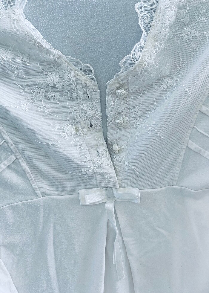 Hamile elbise pijama gecelik - Görsel 3