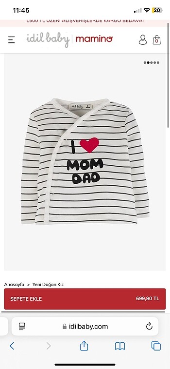 İdil baby hastene çıkışı alt üst takım - Görsel 7