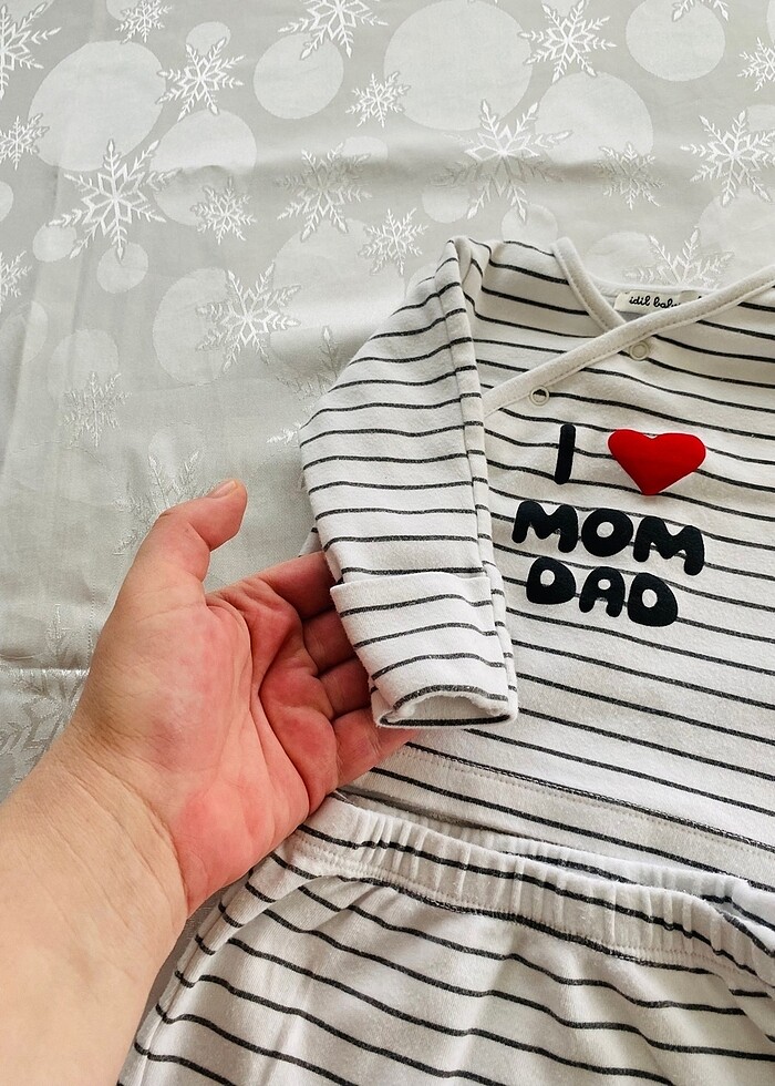 İdil baby hastene çıkışı alt üst takım - Görsel 4