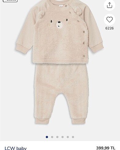 Lc Waikiki peluş alt üst takım zıbın body hastane çıkışı - Görsel 8