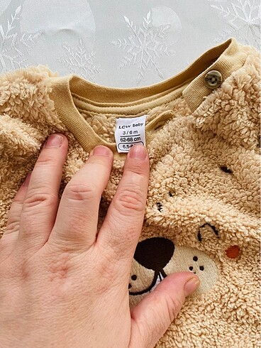 Lc Waikiki peluş alt üst takım zıbın body hastane çıkışı - Görsel 3