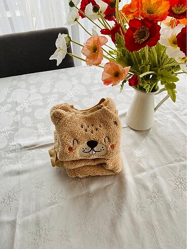 Lc Waikiki peluş alt üst takım zıbın body hastane çıkışı - Görsel 7