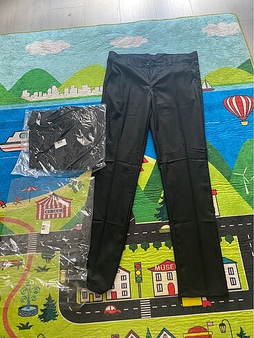 Unisex kumaş pantolon