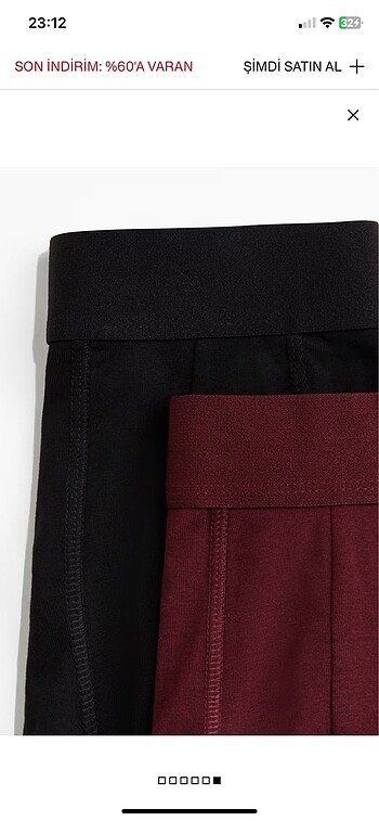 H&M H&M erkek boxer iç giyim