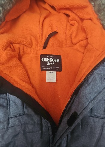 Kürklü Kapüşonlu Gri Erkek Çocuk Mont - Görsel 2