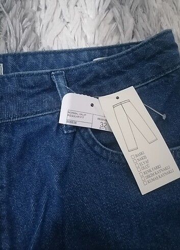 32 Beden mavi Renk KADİN KOT PANTOLON