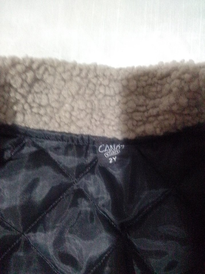 Düğmeli Erkek Çocuk Asker Yeşili Ceket - Görsel 5