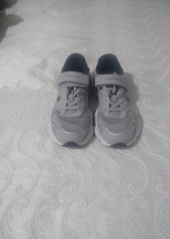 Gri Erkek Çocuk Spor Ayakkabı Velcro