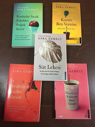 Esra ezmeci 5kitap set