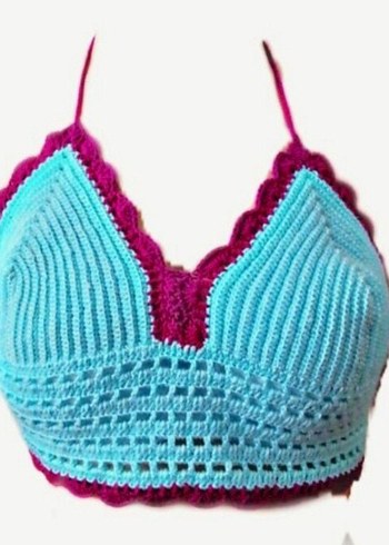 Kadın Örgü Büstiyerler - Görsel 2