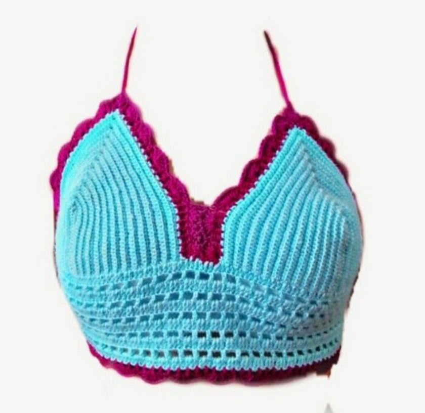 Kadın Örgü Büstiyerler - Görsel 2