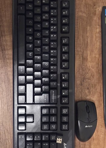 Siyah Kablosuz Klavye ve Mouse Seti - Görsel 2