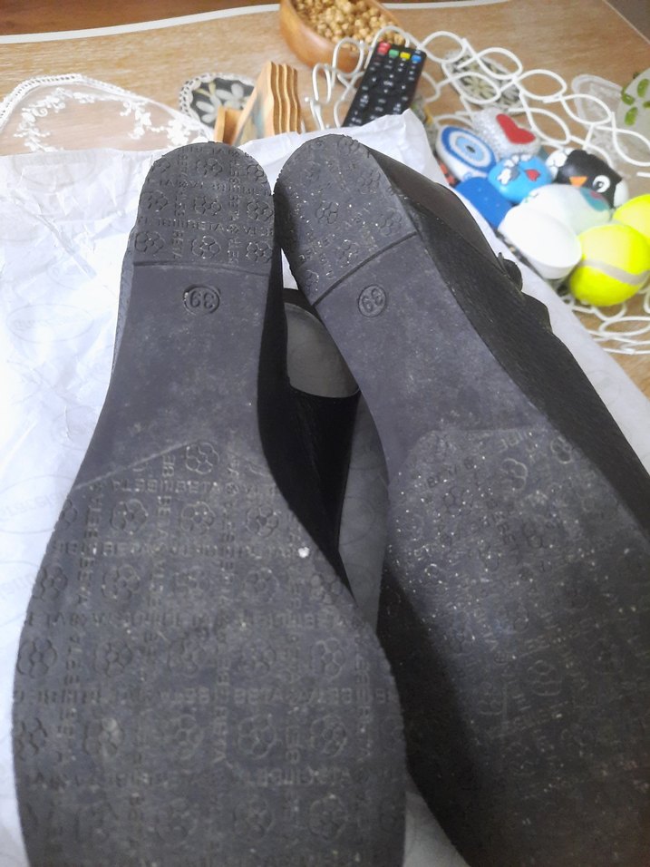 Kadın Siyah Platform Topuklu Kemerli Ayakkabı - Görsel 5