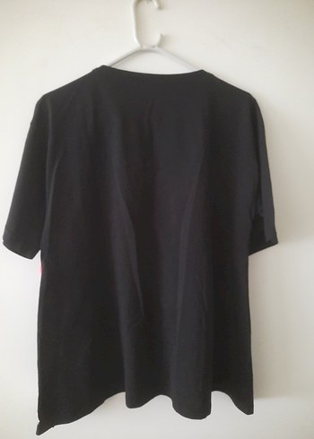 Siyah Mini Tişört Kısa Kollu, Salaş - Görsel 3