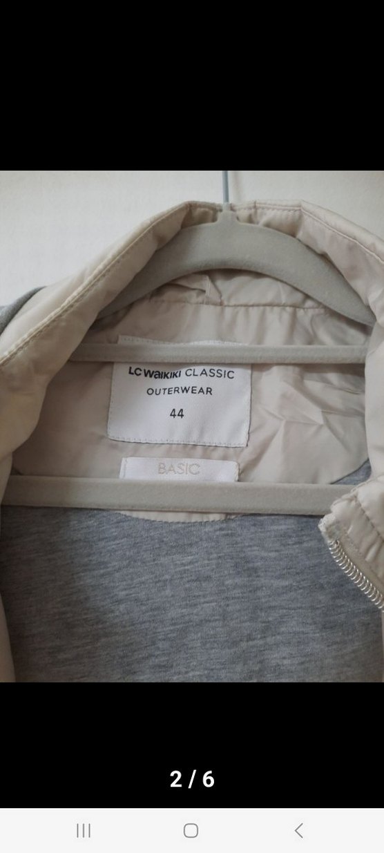 Bej Kadın Midi Ceket,yağmurluk,rüzgarlık. - Görsel 4