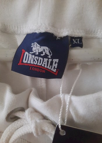 Kadın Beyaz Pamuklu Kemerli Rahat eşofman altı. - Görsel 4