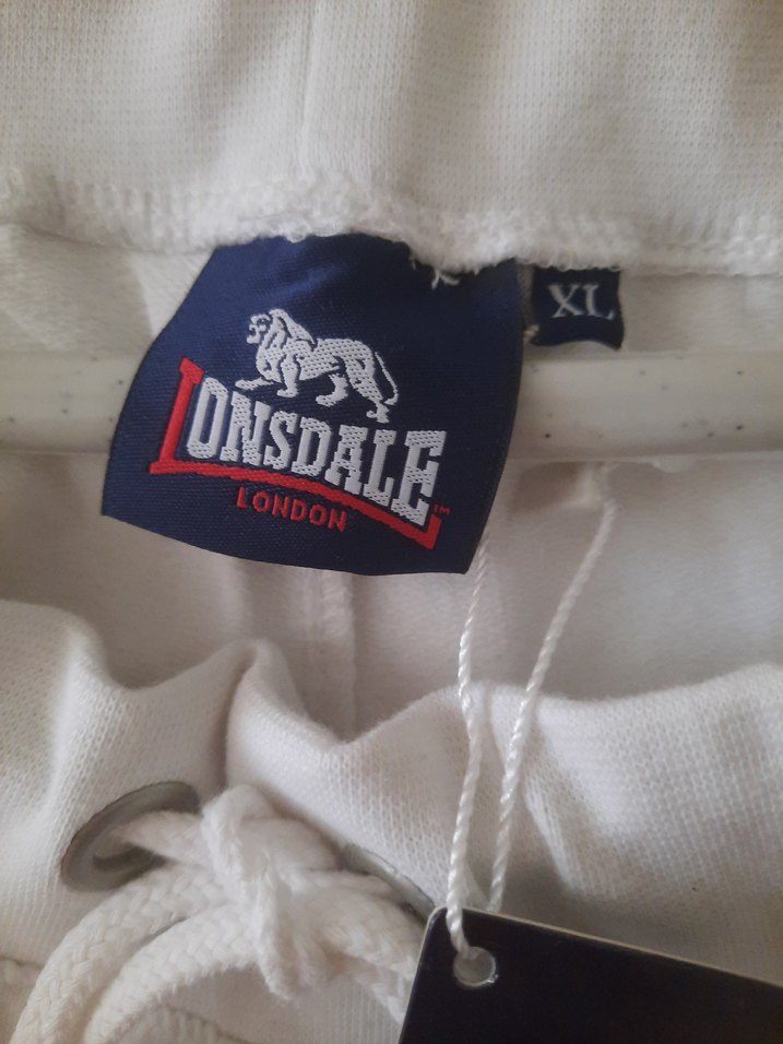 Kadın Beyaz Pamuklu Kemerli Rahat eşofman altı. - Görsel 4