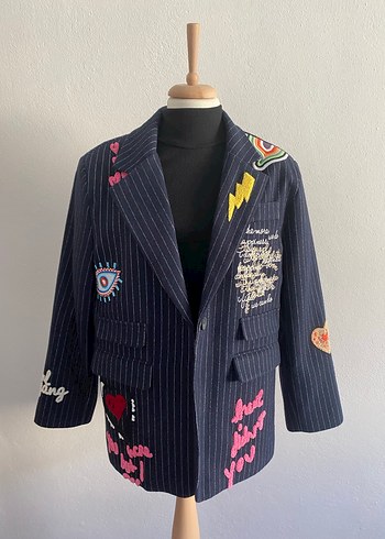 Nakışlı Kadın Blazer Ceket