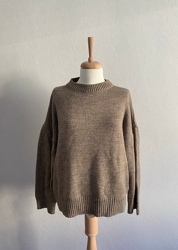 Diğer Bordo Oversize Kazak