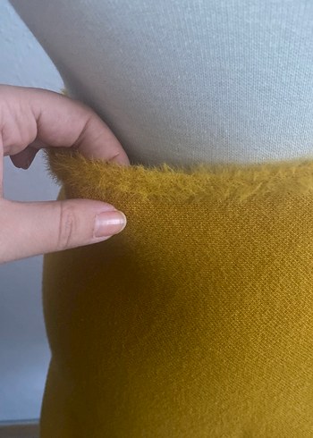 Sarı Kadın Etek Volan Detaylı - Görsel 2