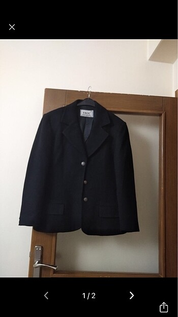 Kaşe blazer ceket