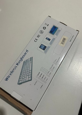 Kablosuz Siyah Klavye - Görsel 4