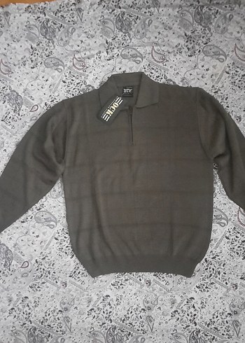 Hakı Erkek Triko Polo Yaka Kazak