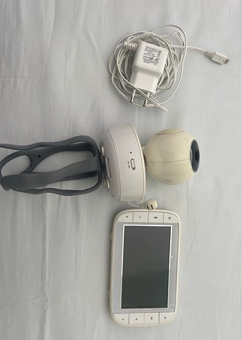 Beyaz Video bebek Kamera - Görsel 3