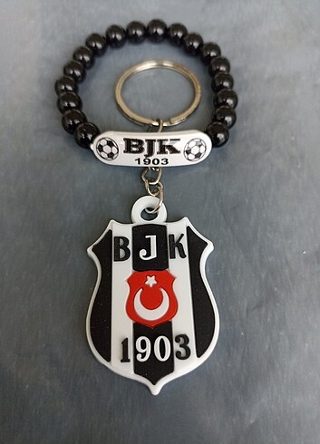 Beşiktaş anahtarlık ve bileklik set 