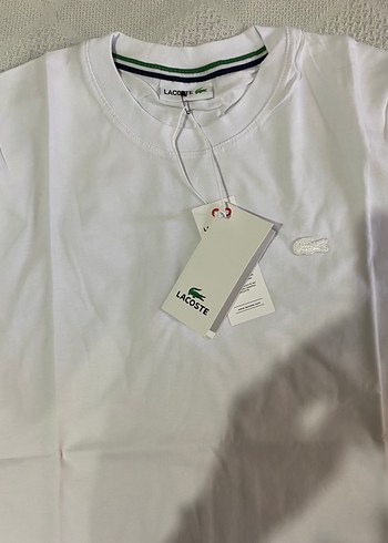 Lacoste Beyaz Pamuklu Erkek Tişört